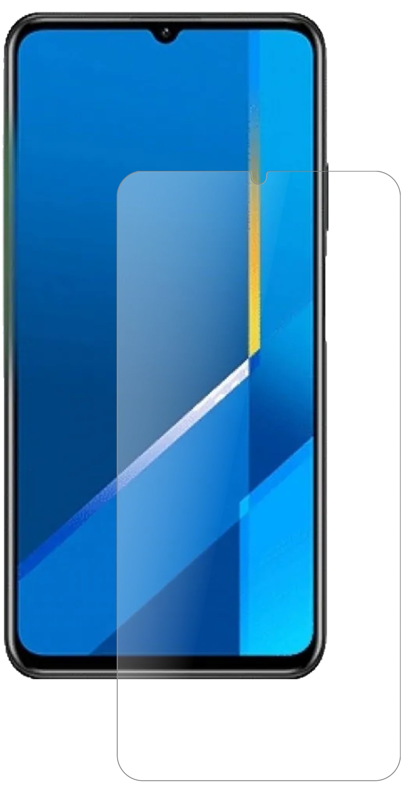 2x 9H Schutzfolie matt für Honor X10 Max 5G Panzerfolie