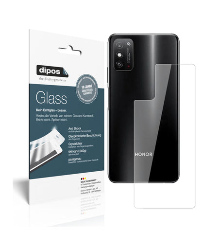 Perfekte Passform und ultimative Qualität: Unser 9H Panzerglas bietet Schutz für Honor-X10 Max 5G Rückseite