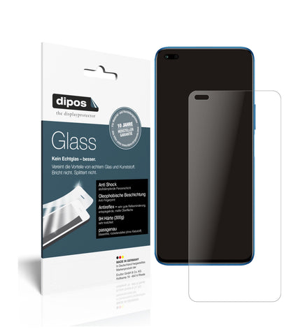 Matte Displayschutzfolie von dipos passend für Honor X20, 9H kratzfest und blasenfrei montiert