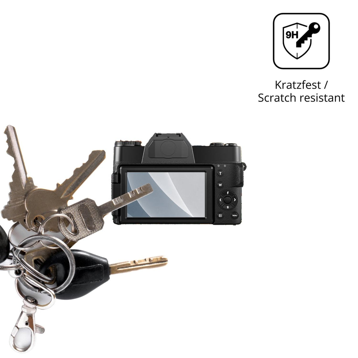 dipos Displayschutz für HOOPWNE DC7817, mattierte Oberfläche, robuste Festigkeit und perfekte Passform