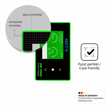 Schutzfolie mit optimaler Passform, zur Verwendung mit Hüllen geeignet