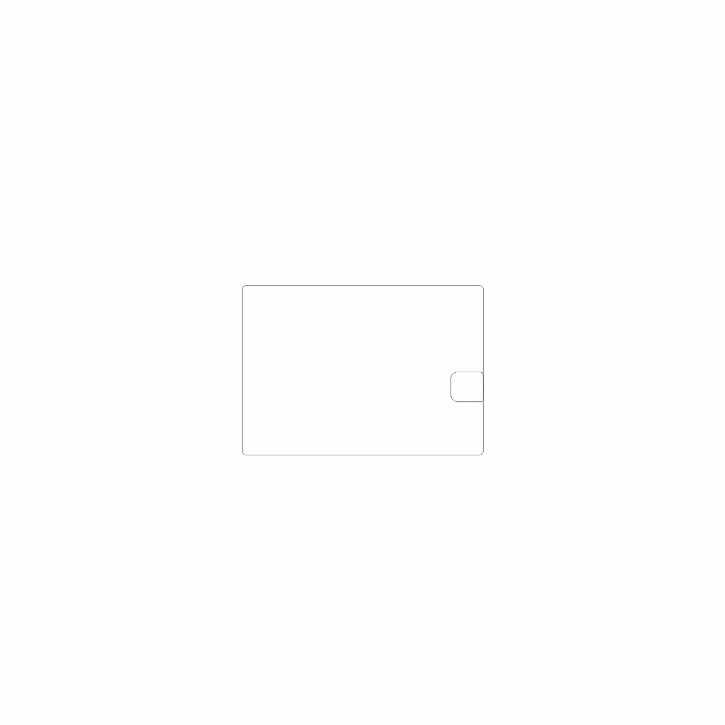 dipos Displayschutz für hotat8, mattierte Oberfläche, geringe Dicke und perfekte Passform