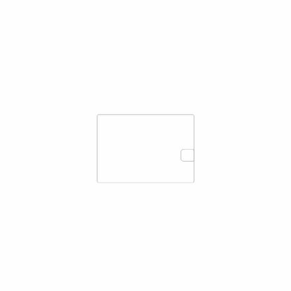 dipos Displayschutz für hotat8, mattierte Oberfläche, geringe Dicke und perfekte Passform