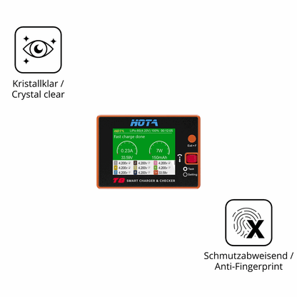 Flexible TPU-Folie passend zugeschnitten für hotat8, vollständige Abdeckung