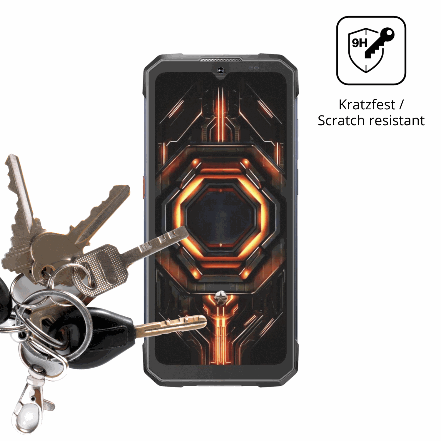 dipos Displayschutz für Hotwav Cyber 17, mattierte Oberfläche, robuste Festigkeit und perfekte Passform