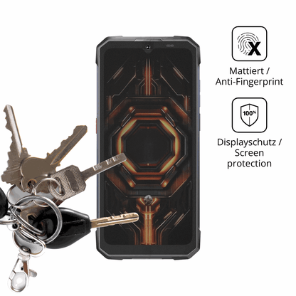 dipos Displayschutz für Hotwav Cyber 17, mattierte Oberfläche, Blickschutzfilter und perfekter Passform