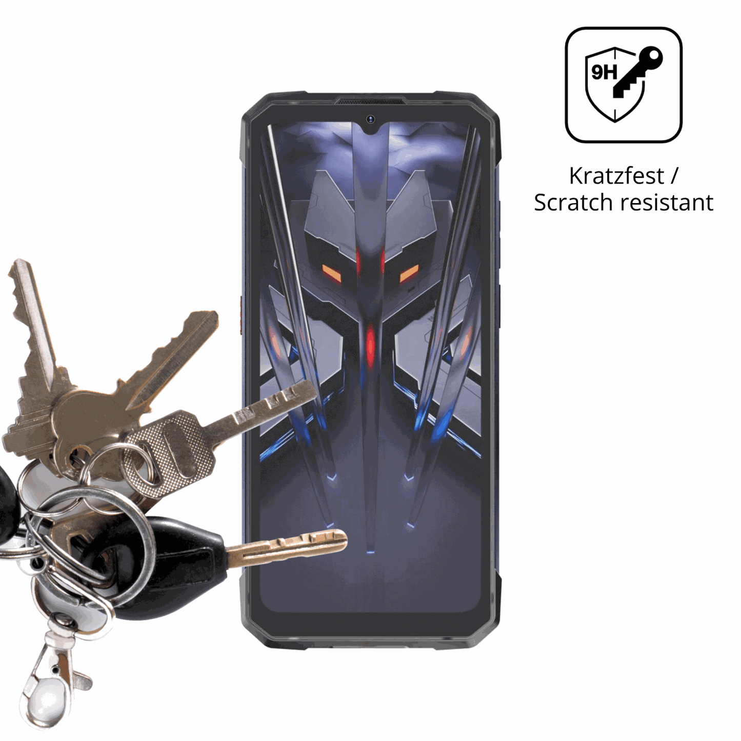 dipos Displayschutz für Hotwav Cyber 18, mattierte Oberfläche, robuste Festigkeit und perfekte Passform