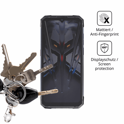 dipos Displayschutz für Hotwav Cyber 18, mattierte Oberfläche, Blickschutzfilter und perfekter Passform