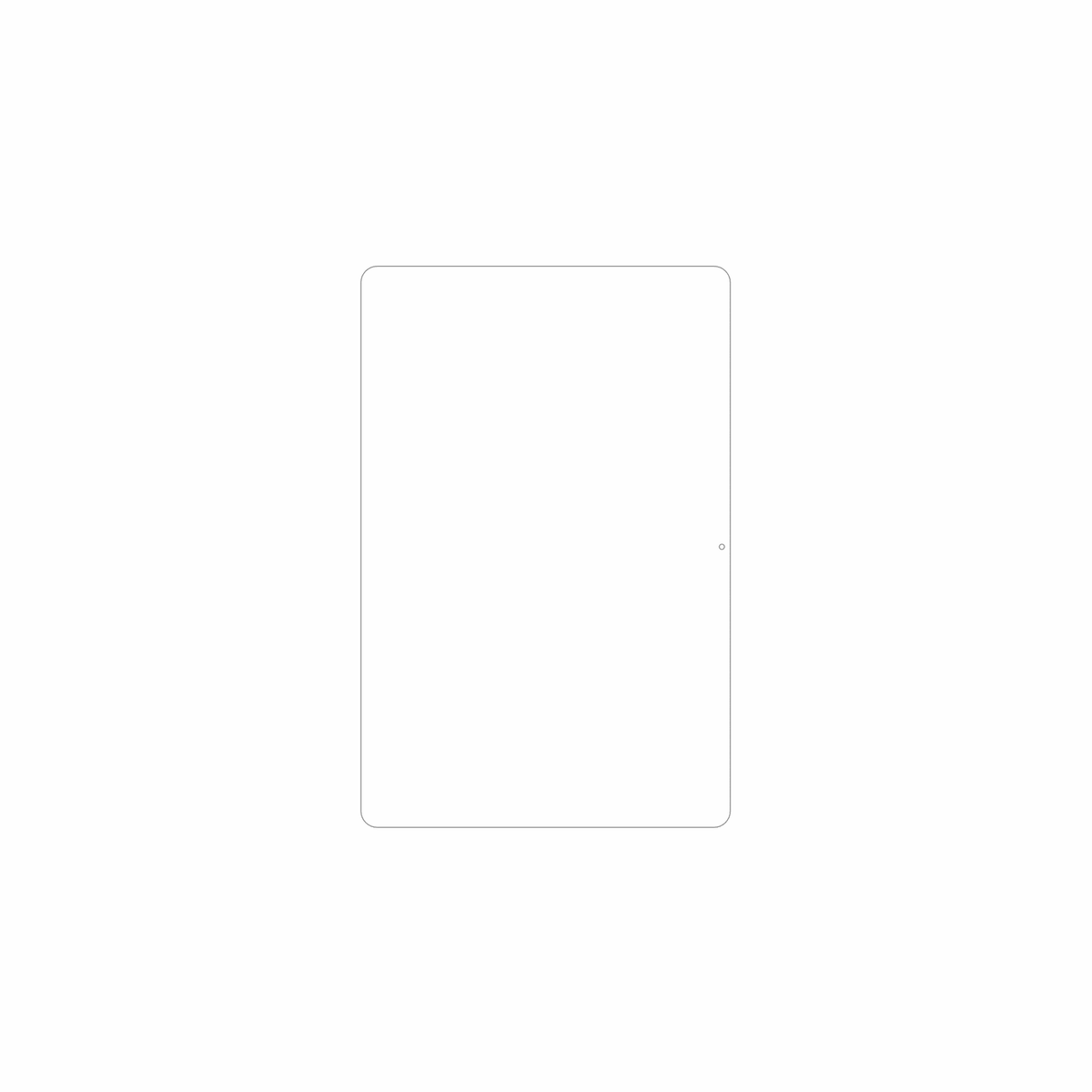 dipos Displayschutz f�r Hotwav Pad 12, mattierte Oberfl�che, geringe Dicke und perfekte Passform