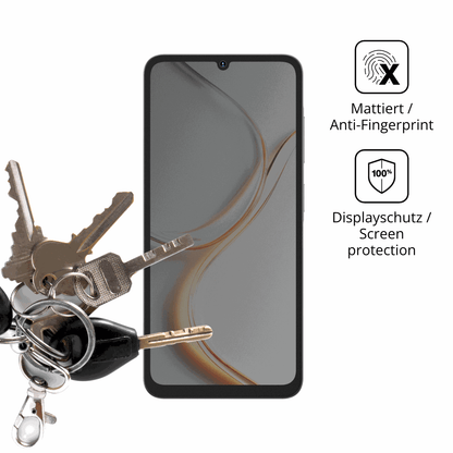 dipos Displayschutz für Hotwav A36, mattierte Oberfläche, Blickschutzfilter und perfekter Passform