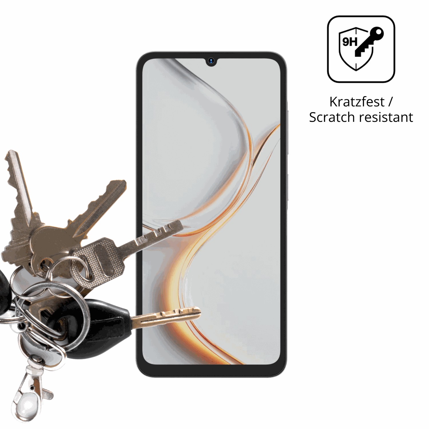 dipos Displayschutz für Hotwav A56, mattierte Oberfläche, robuste Festigkeit und perfekte Passform