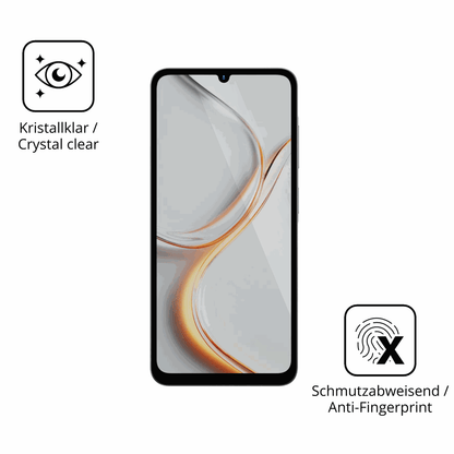 Flexible TPU-Folie passend zugeschnitten für Hotwav A36, vollständige Abdeckung