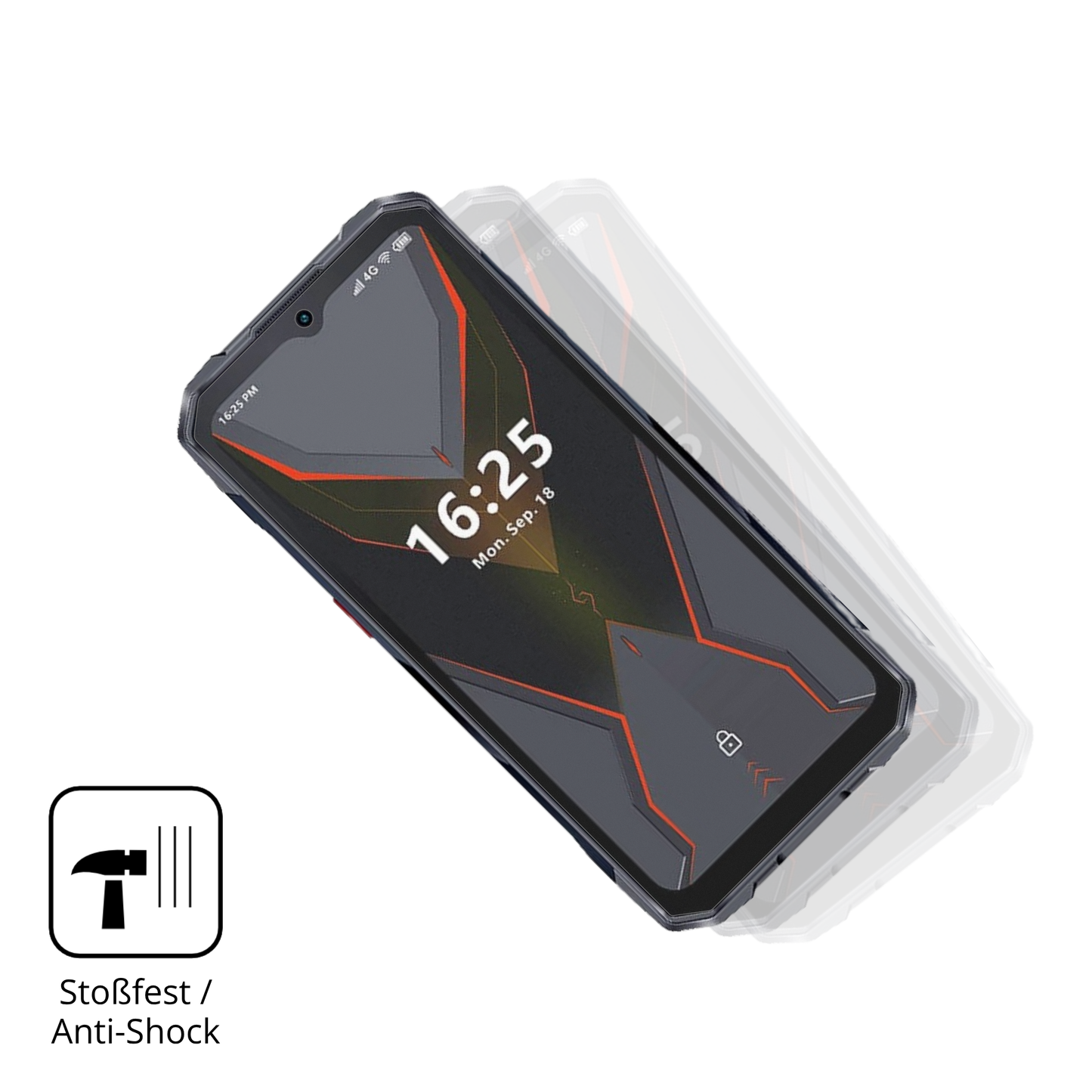 Schutz gegen Kratzer auf dem Hotwav Cyber 15 Glas durch Schlüssel, Stöße gegen die Tischkante oder Stürze