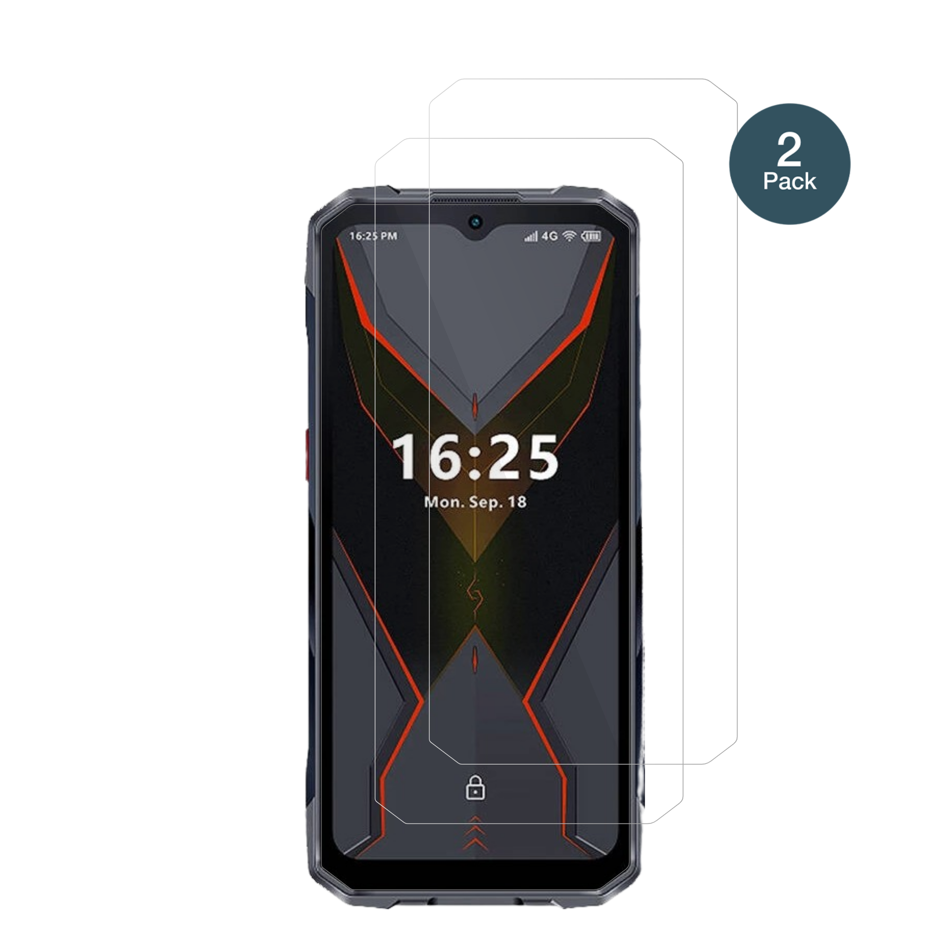 HotwavCyber 15 mit aufgebrachter dipos Flex Schutzfolie, glasklare Darstellung ohne Einschränkungen