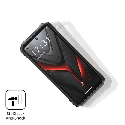 Schutz gegen Kratzer auf dem Hotwav Hyper 8 Ultra Glas durch Schlüssel, Stöße gegen die Tischkante oder Stürze