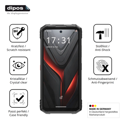 Displayschutz hergestellt in Deutschland, höchste Qualität made in Germany