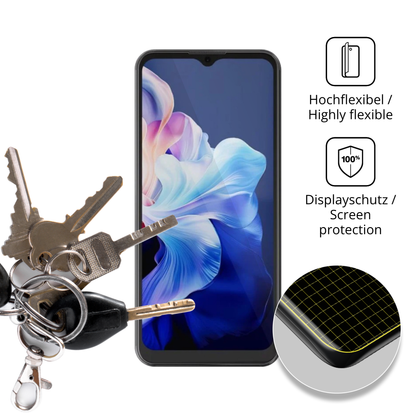 dipos Displayschutz für Hotwav Note 15, transparente Oberfläche, geringe Dicke und perfekte Passform