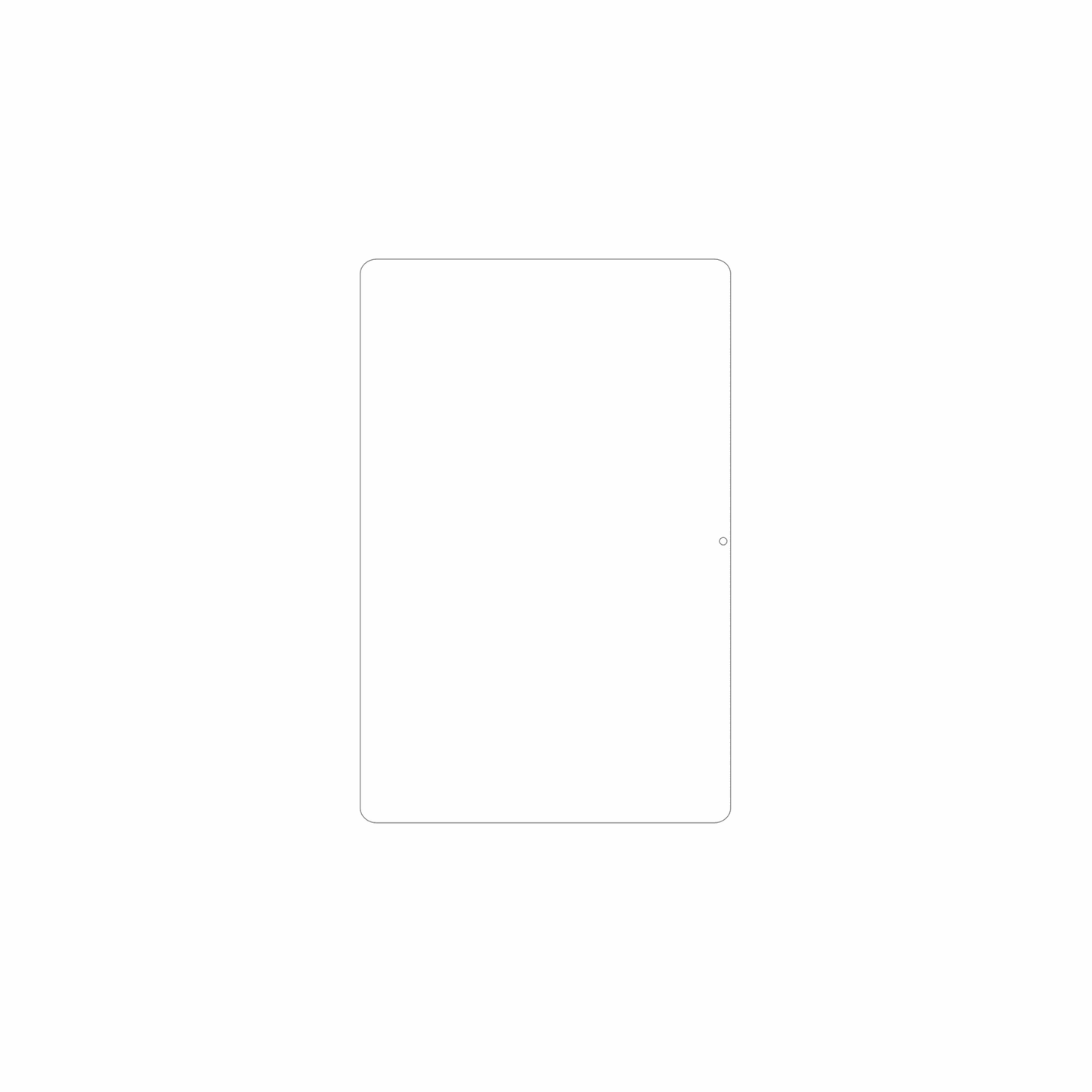 dipos Displayschutz für Hotwav Pad 13, mattierte Oberfläche, geringe Dicke und perfekte Passform
