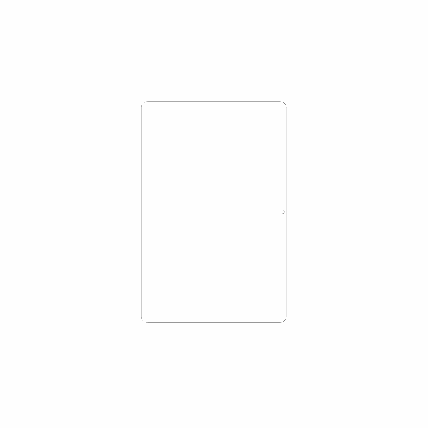 dipos Displayschutz für Hotwav Pad 13, mattierte Oberfläche, geringe Dicke und perfekte Passform