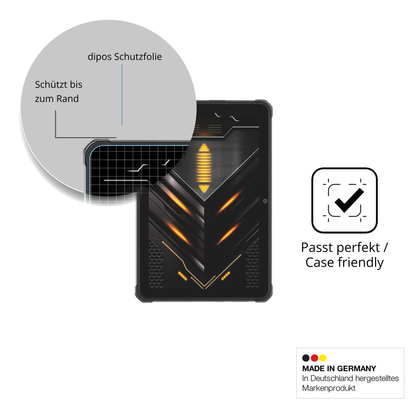 Schutzglasfolie mit optimaler Passform, zur Verwendung mit Hüllen geeignet