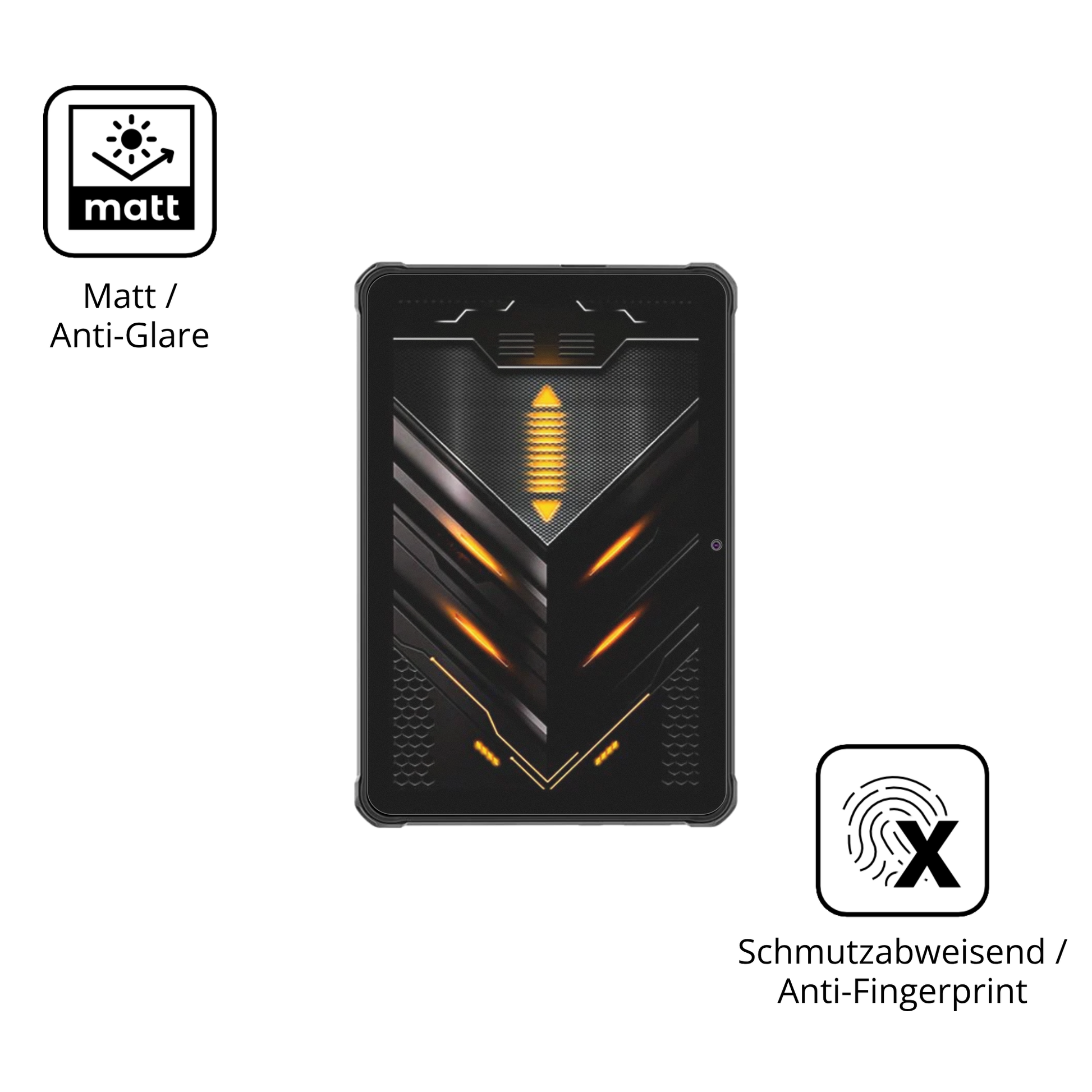 Dünne und entspiegelnde Folie passend zugeschnitten für Hotwav R5