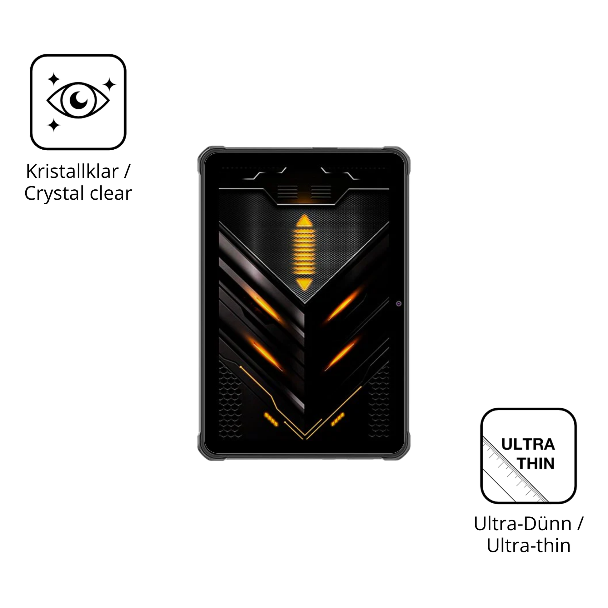 Dünne und klare Folie passend zugeschnitten für Hotwav R5