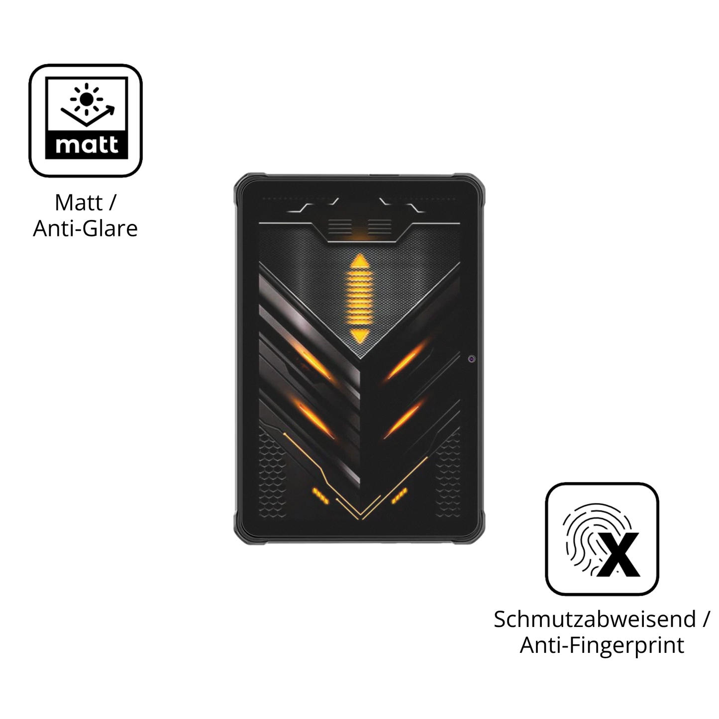 9H Hartbeschichtete, flexible Folie passend zugeschnitten für Hotwav R6 Pro