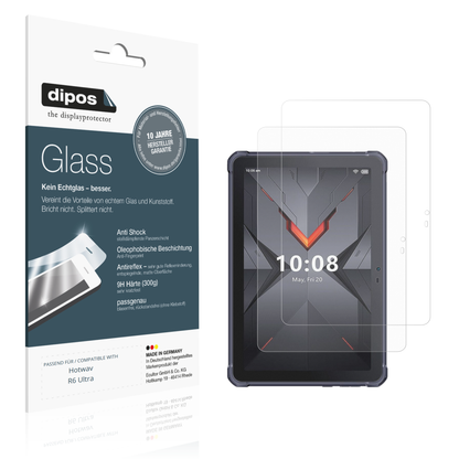 Matte Displayschutzfolie von dipos passend für Hotwav R6 Ultra, 9H kratzfest und blasenfrei montiert