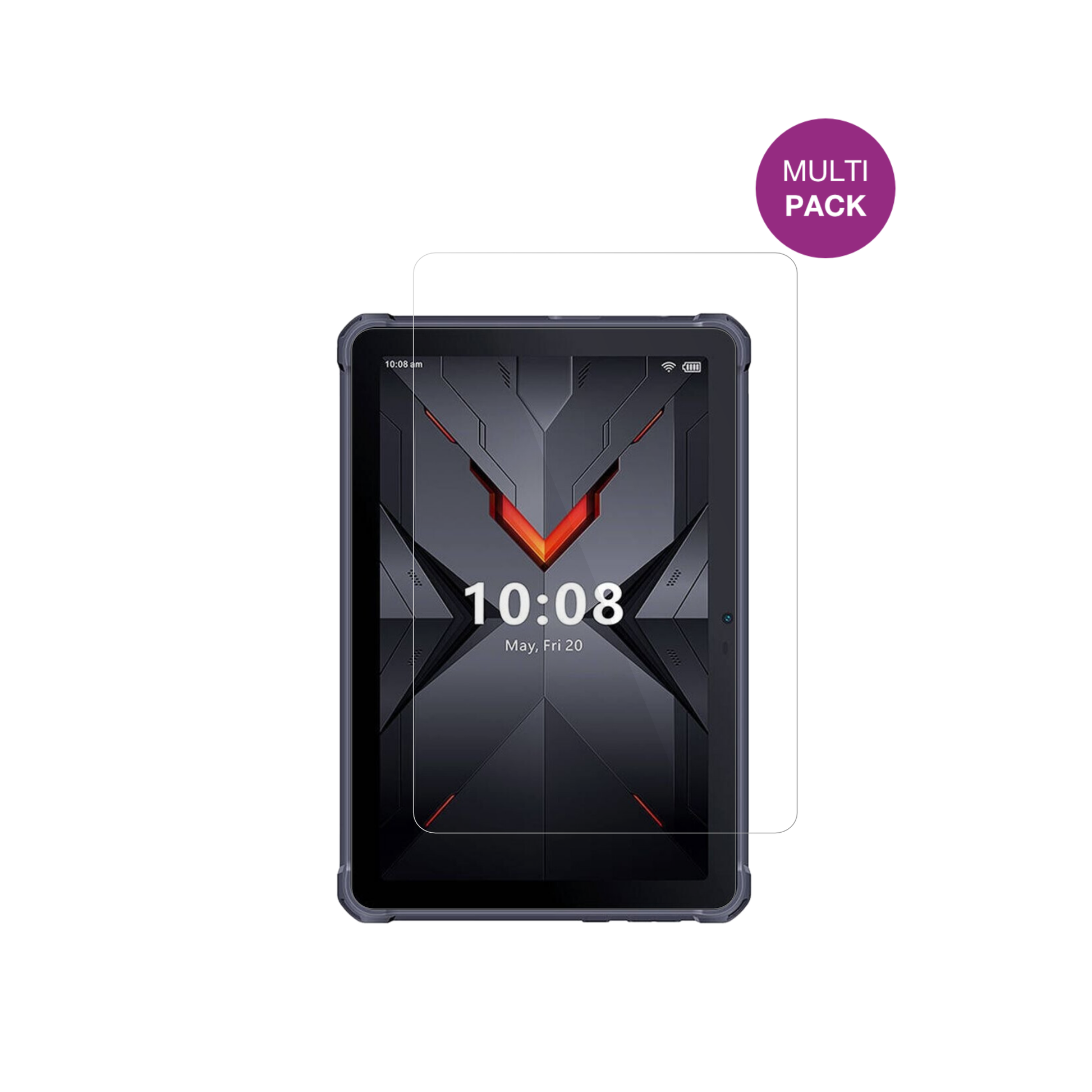 HotwavR7 mit aufgebrachter dipos Displayschutzfolie, glasklare Darstellung ohne Einschränkungen