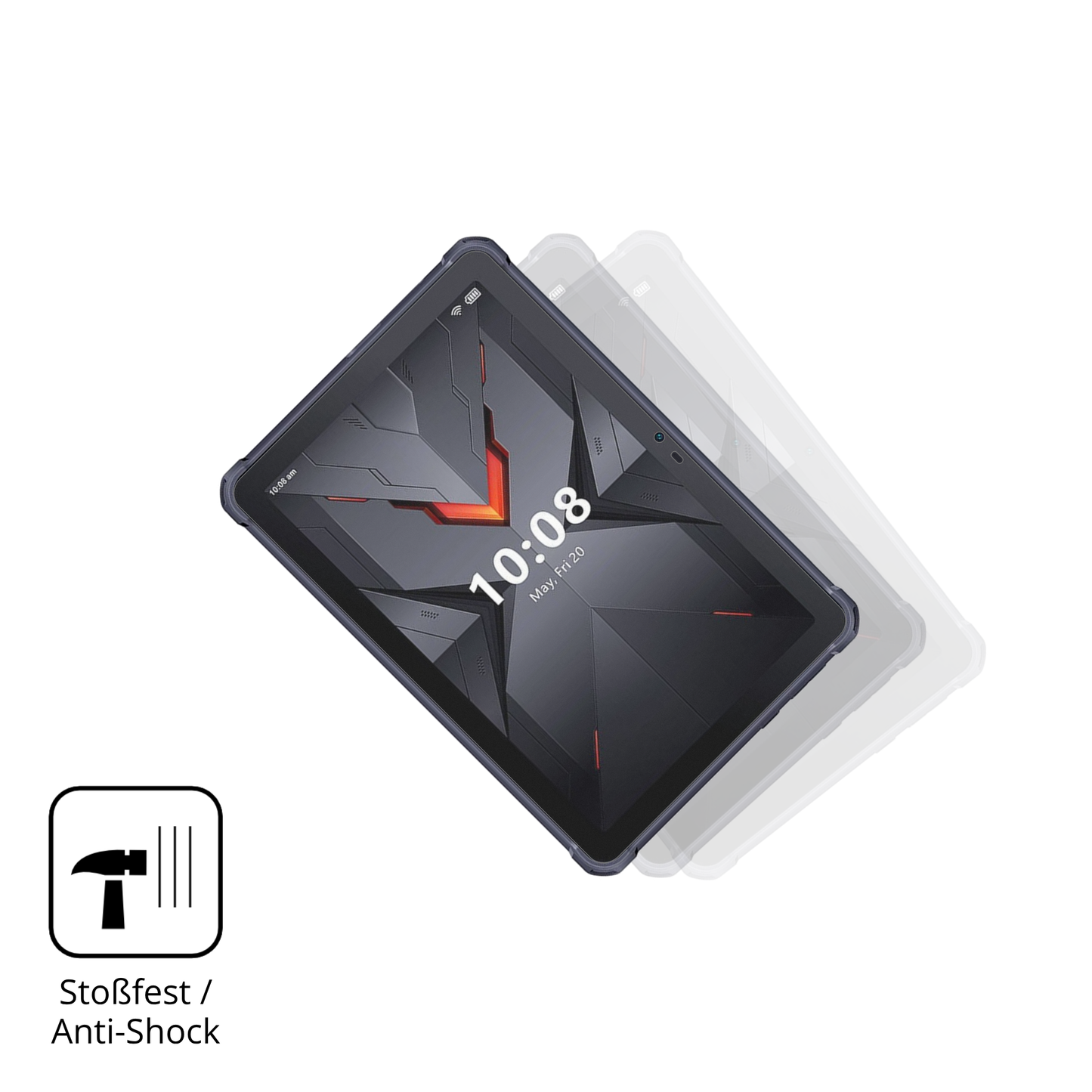 Schutz gegen Kratzer auf dem Hotwav R6 Ultra Glas durch Schlüssel, Stöße gegen die Tischkante oder Stürze