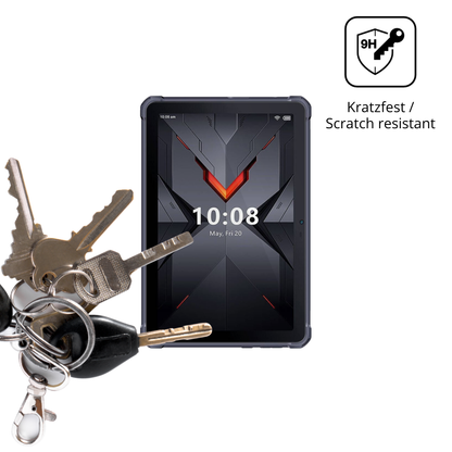 dipos Displayschutz für Hotwav R7, transparente Oberfläche, perfekte Passform auch für die Rundungen