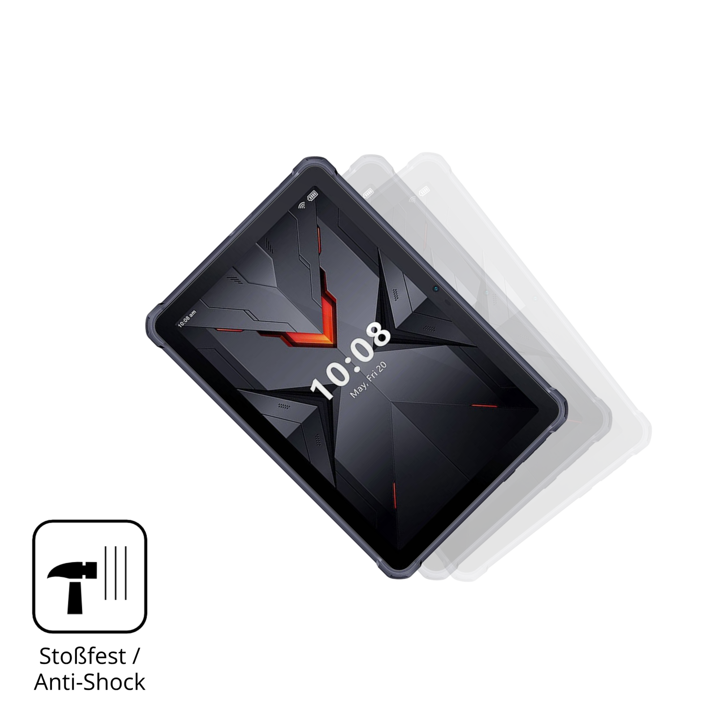 Schutz gegen Kratzer auf dem Hotwav R7 Glas durch Schlüssel, Stöße gegen die Tischkante oder Stürze