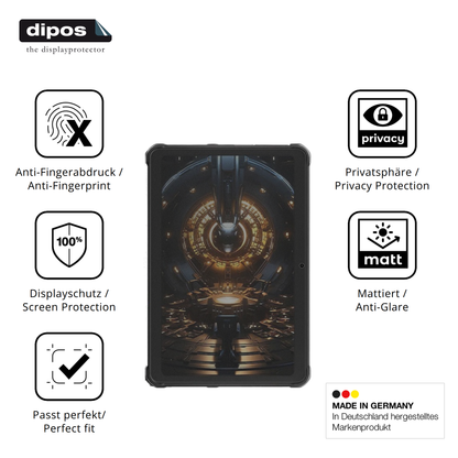 Privatsphäre-Schutz durch Sichtschutz-Folie passend zugeschnitten für Hotwav R8