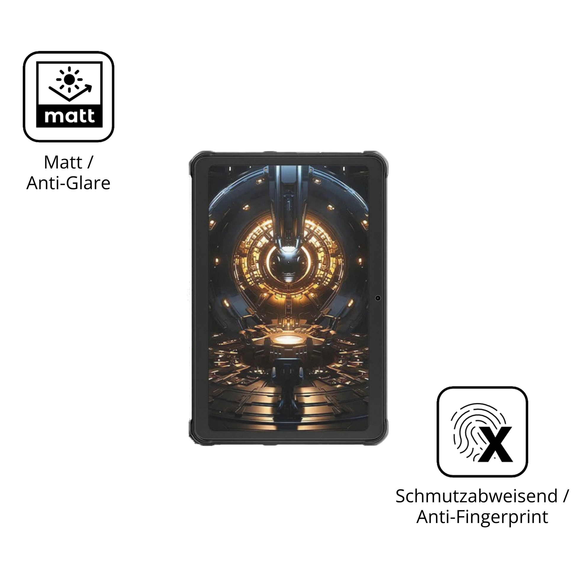 9H Hartbeschichtete, flexible Folie passend zugeschnitten für Hotwav R8