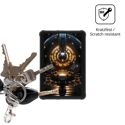 dipos Displayschutz für Hotwav R8, transparente Oberfläche, perfekte Passform auch für die Rundungen