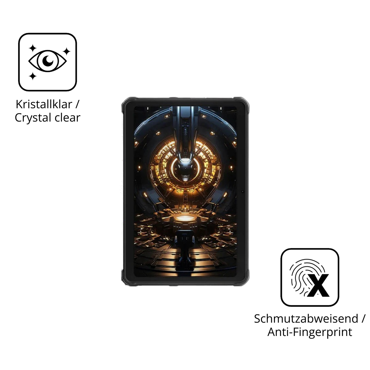 Flexible TPU-Folie passend zugeschnitten für Hotwav R8, vollständige Abdeckung