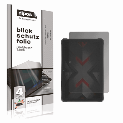Blickschutzfolie von dipos passend für Hotwav R9 Ultra 5G, präziser Zuschnitt und blasenfrei montiert