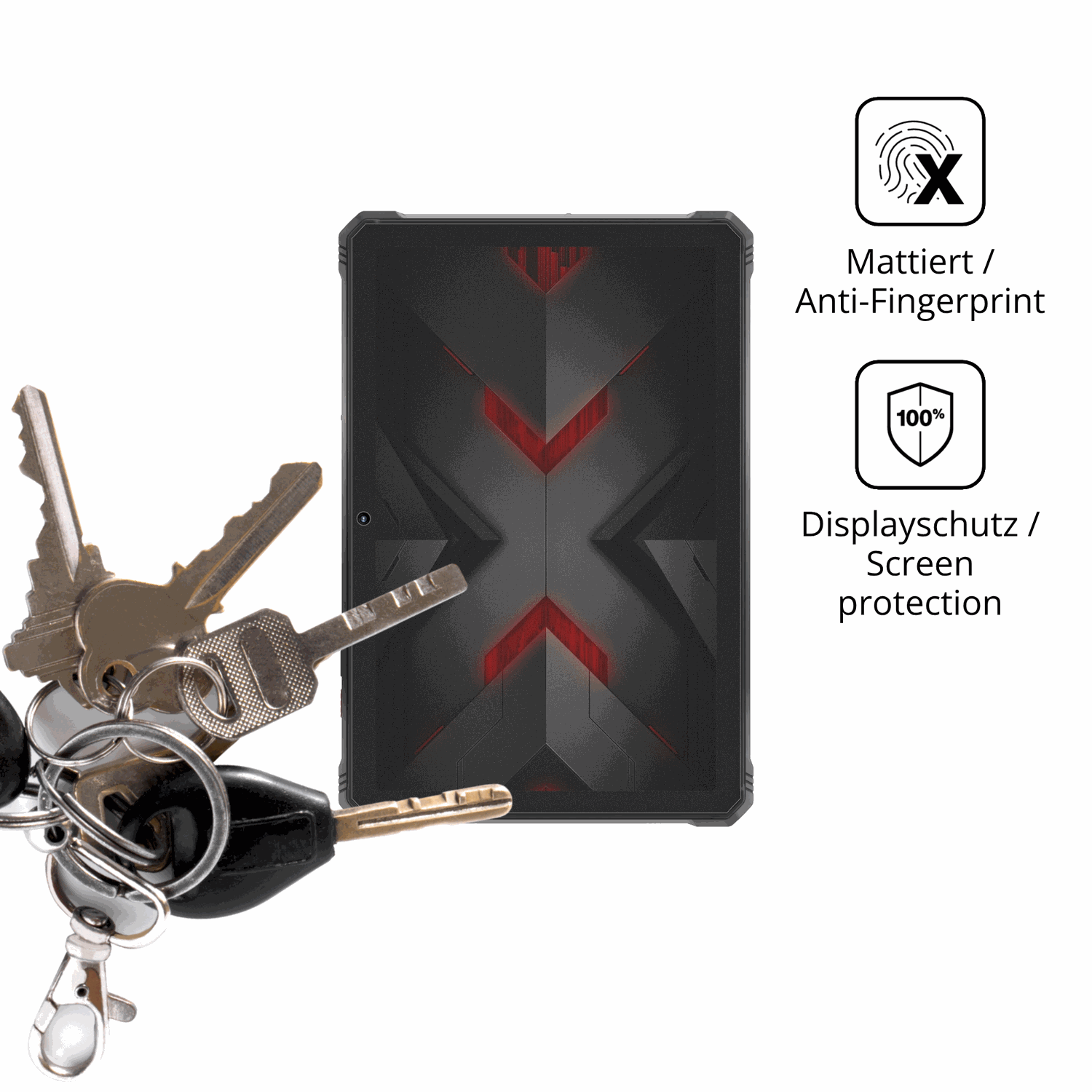 dipos Displayschutz für Hotwav R9 Ultra 5G, mattierte Oberfläche, Blickschutzfilter und perfekter Passform