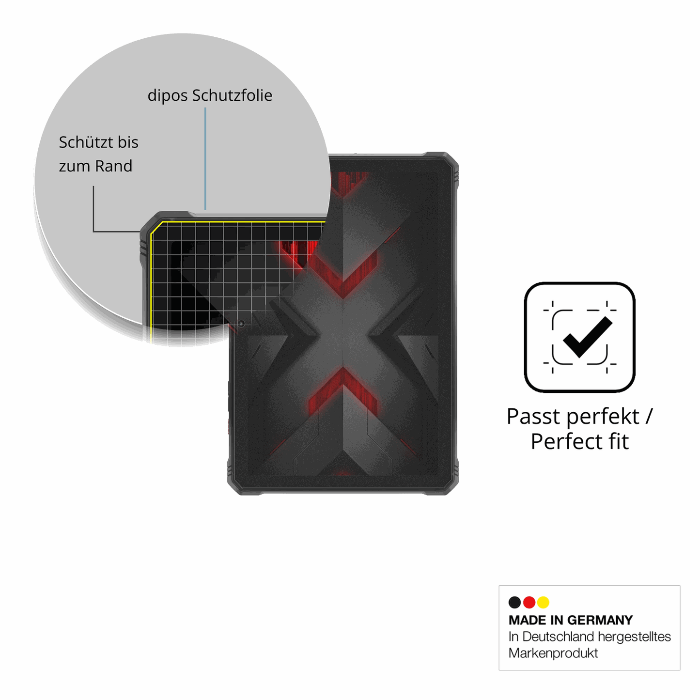 Schutz gegen Kratzer auf dem Hotwav R9 Ultra 5G Glas durch Schlüssel oder Ähnliches