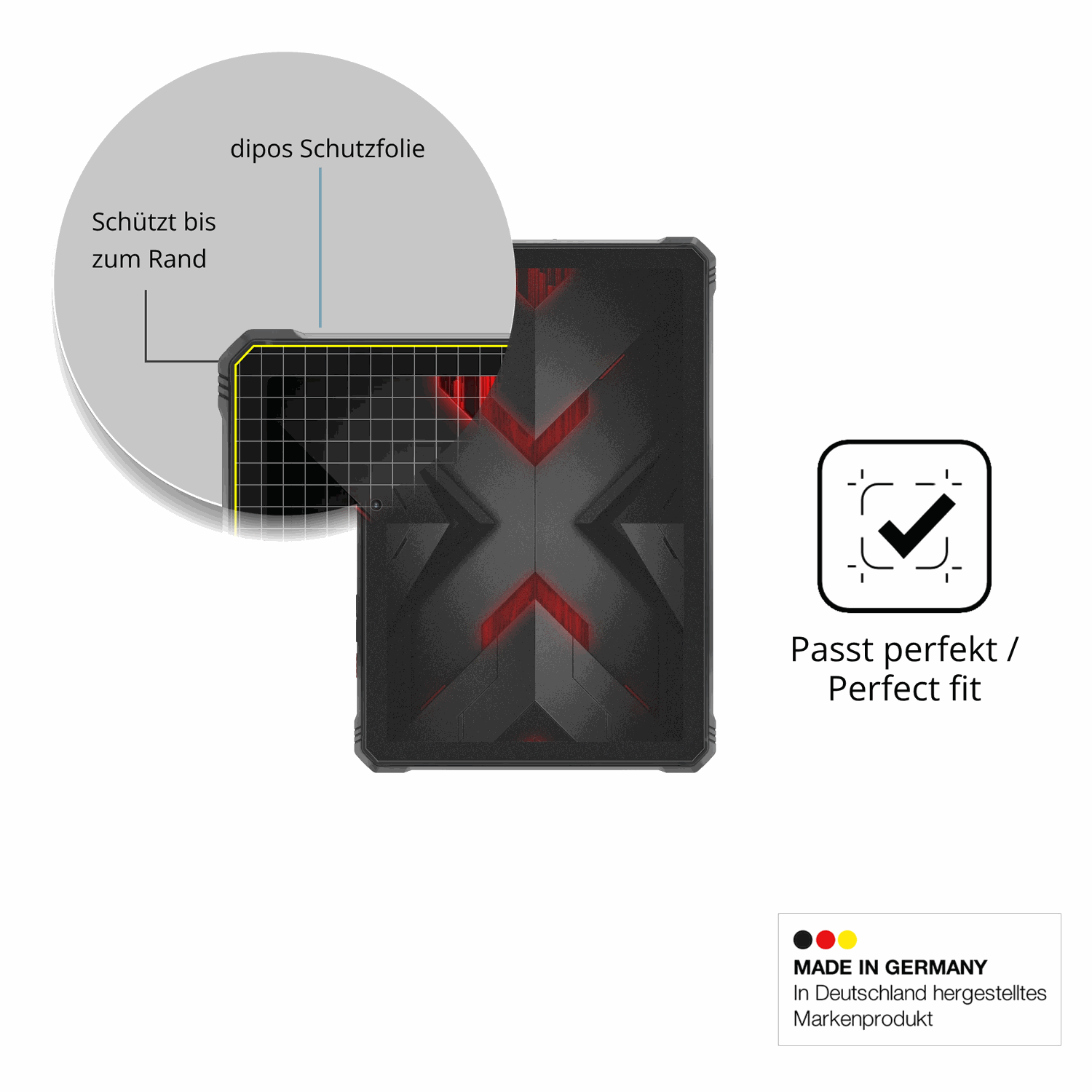 Schutz gegen Kratzer auf dem Hotwav R9 Ultra 5G Glas durch Schlüssel oder Ähnliches