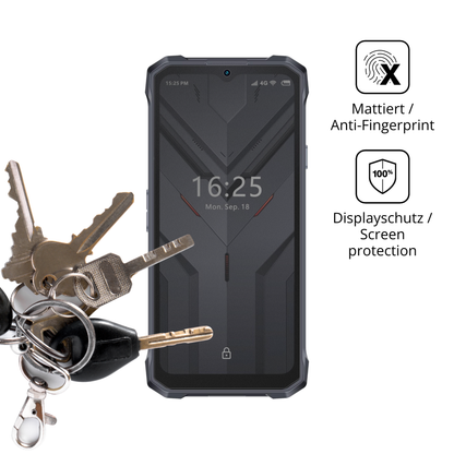 dipos Displayschutz für Hotwav T7S, mattierte Oberfläche, Blickschutzfilter und perfekter Passform