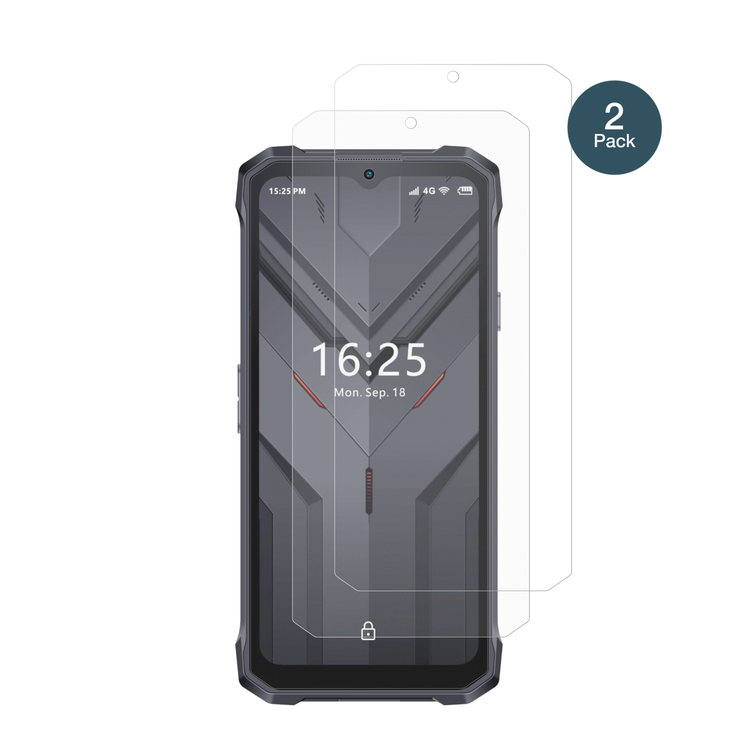 HotwavT7S mit aufgebrachter dipos Panzerfolie, die lästige Fingerabdrücke minimiert