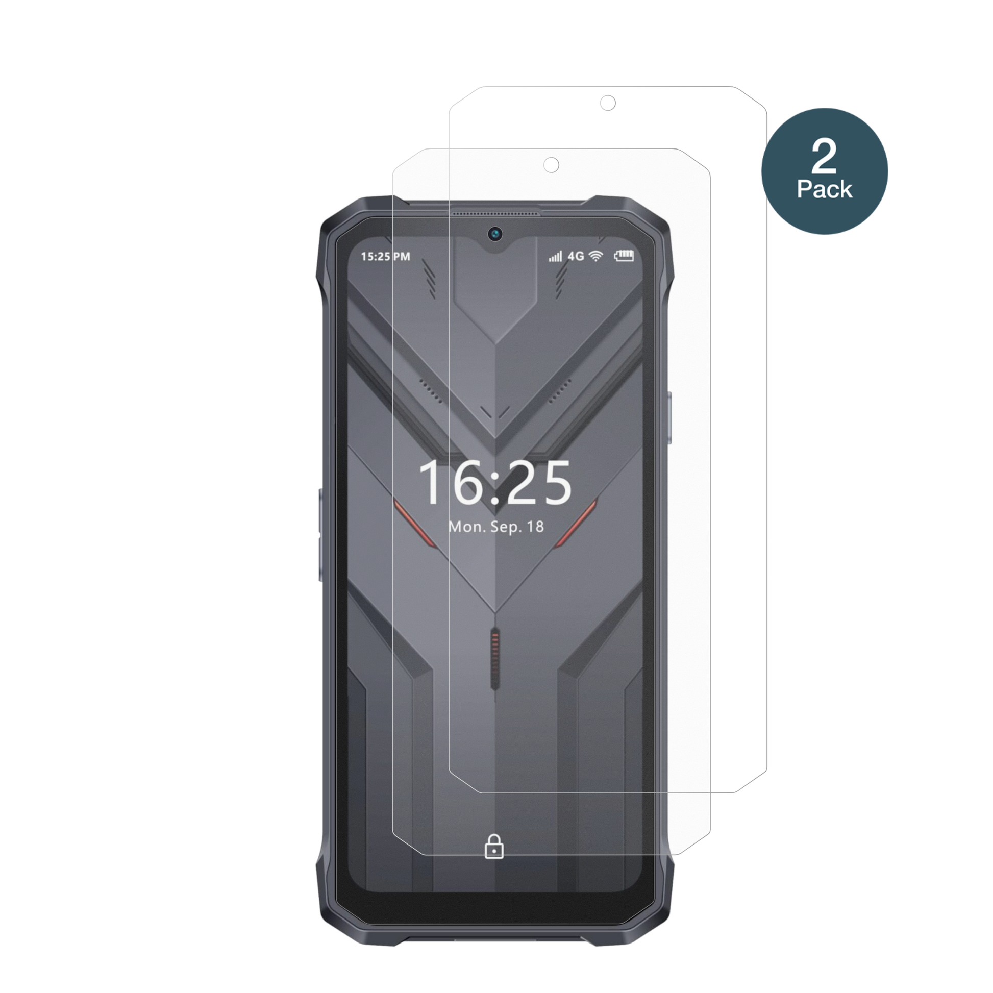 HotwavT7S mit aufgebrachter dipos Panzerfolie, die lästige Fingerabdrücke minimiert