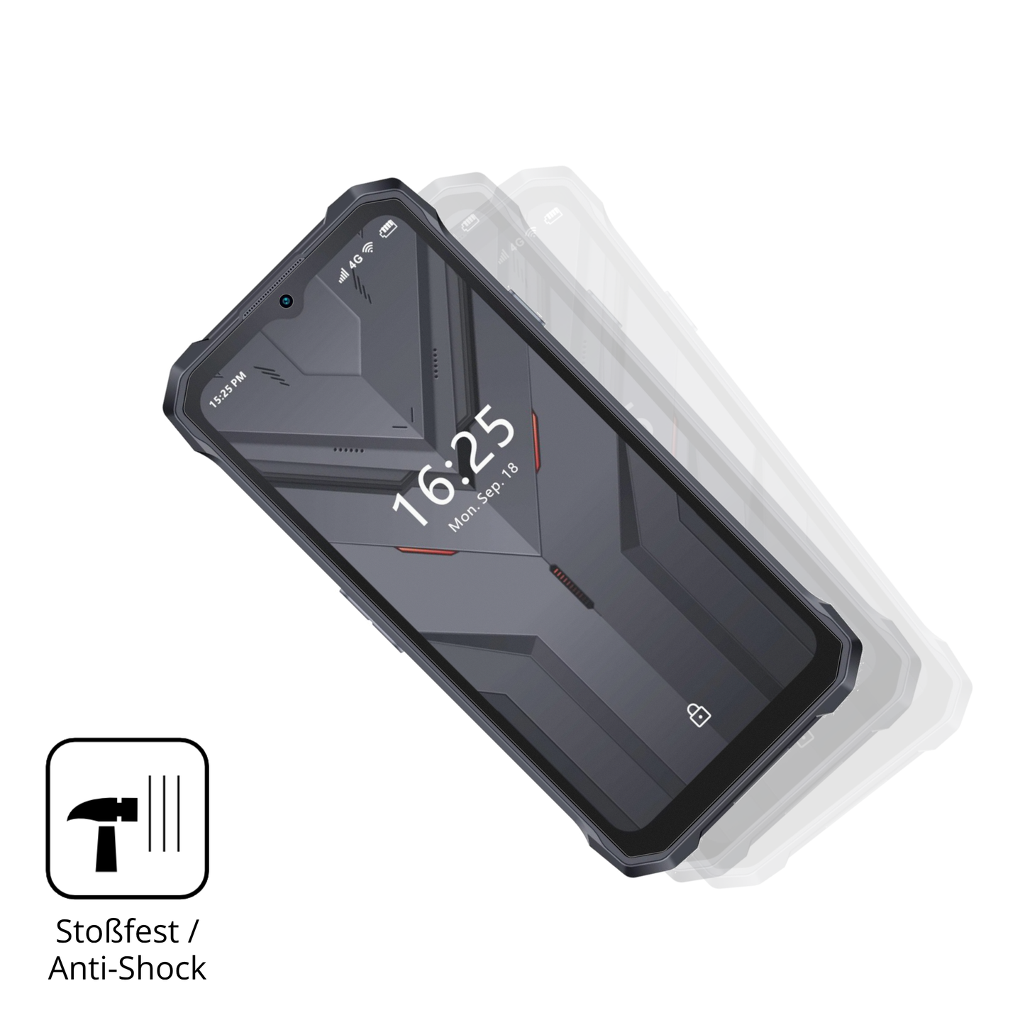 Schutz gegen Kratzer auf dem Hotwav T7S Glas durch Schlüssel, Stöße gegen die Tischkante oder Stürze