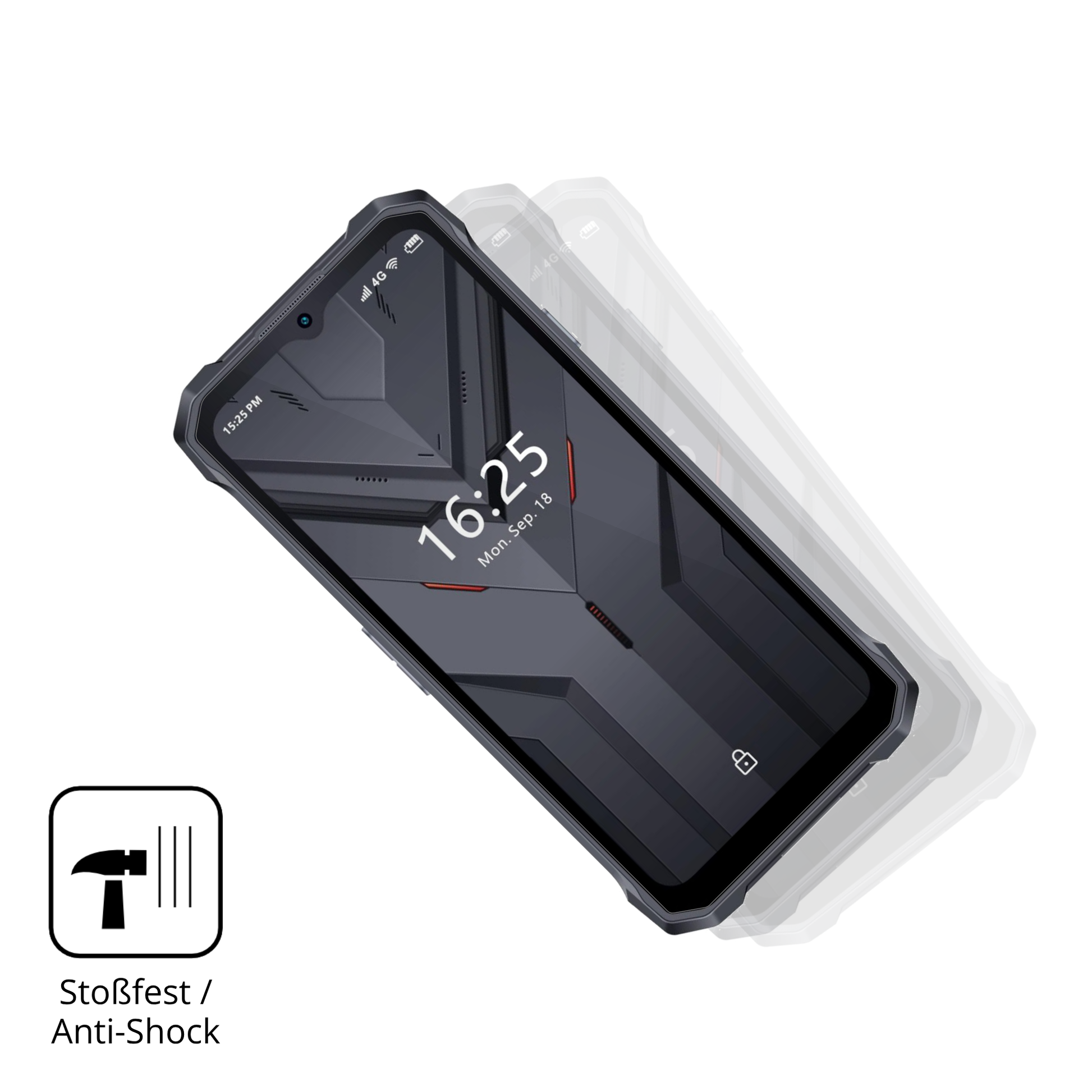 Schutz gegen Kratzer auf dem Hotwav T7S Glas durch Schlüssel, Stöße gegen die Tischkante oder Stürze