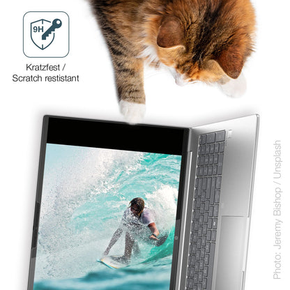 dipos Displayschutz für HP ProBook 460 G11 16 Zoll, transparente Oberfläche, perfekte Passform auch für die Rundungen
