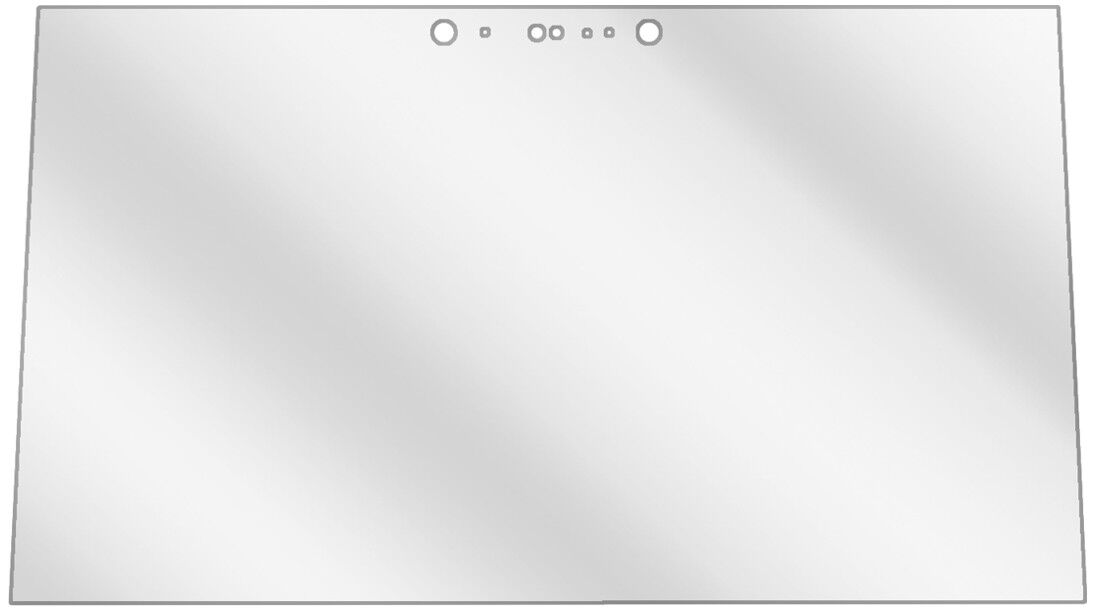 dipos Displayschutz für HP zBook x2, transparente Oberfläche, geringe Dicke und perfekte Passform