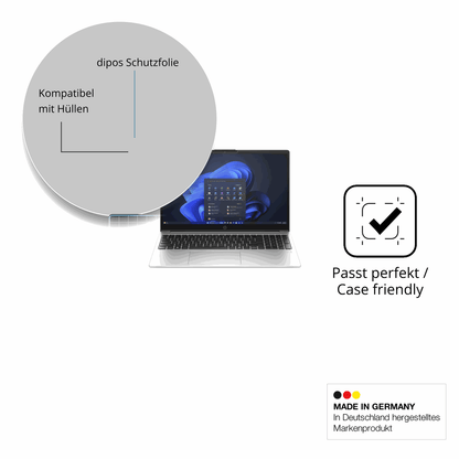 Schutzfolie mit optimaler Passform, zur Verwendung mit Hüllen geeignet
