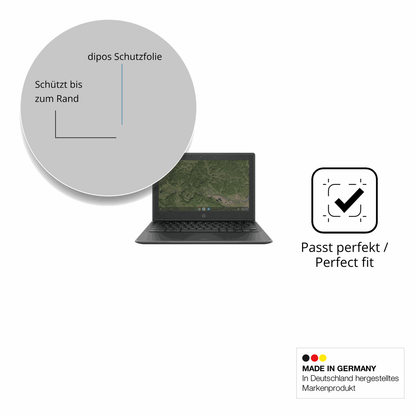 Schutz gegen Kratzer auf dem HP Chromebook 11A G8EE Glas durch Schlüssel oder Ähnliches