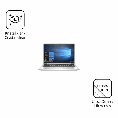 Dünne und klare Folie passend zugeschnitten für HP EliteBook 845 G7